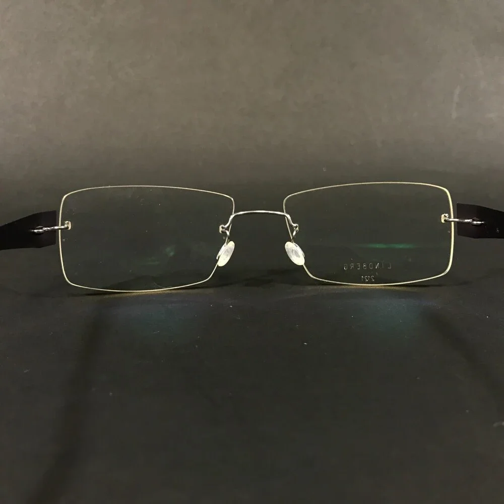 Lindberg Eyeglasses Frames 2121 Col. U14 Matte Purple Rimless 50-20-120